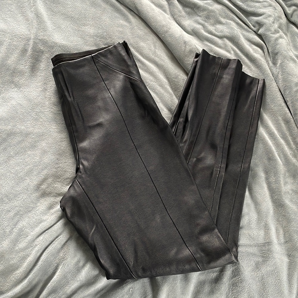 NWOT Zara leather pants